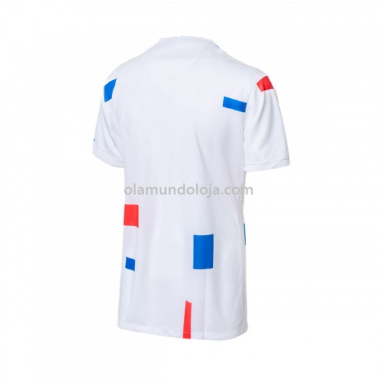 Camisola Países Baixos Mulher Equipamento Segundo 2022 Manga Corta